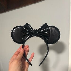 Disney Black Mouse Ears Headband with Bow